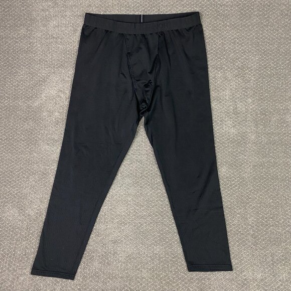 The North Face Ultra Warm Poly Tights Base Layer Men's XL Black Pants NF0A3SG6 - Picture 1 of 15